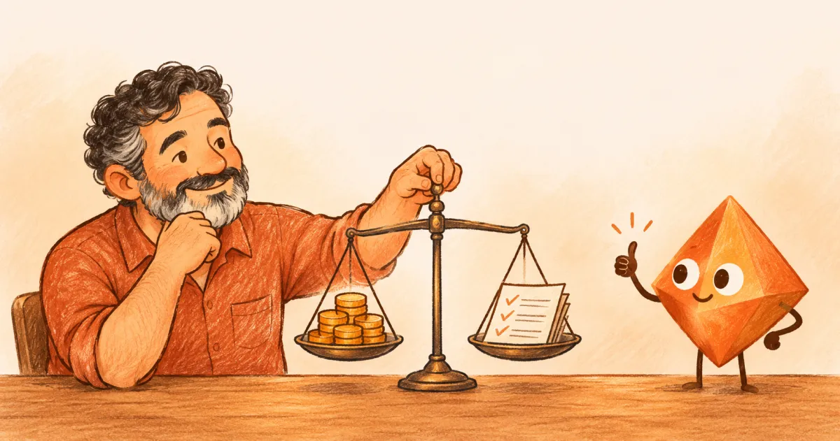 Ilustração do guia Critérios para aumento salarial por mérito: como decidir